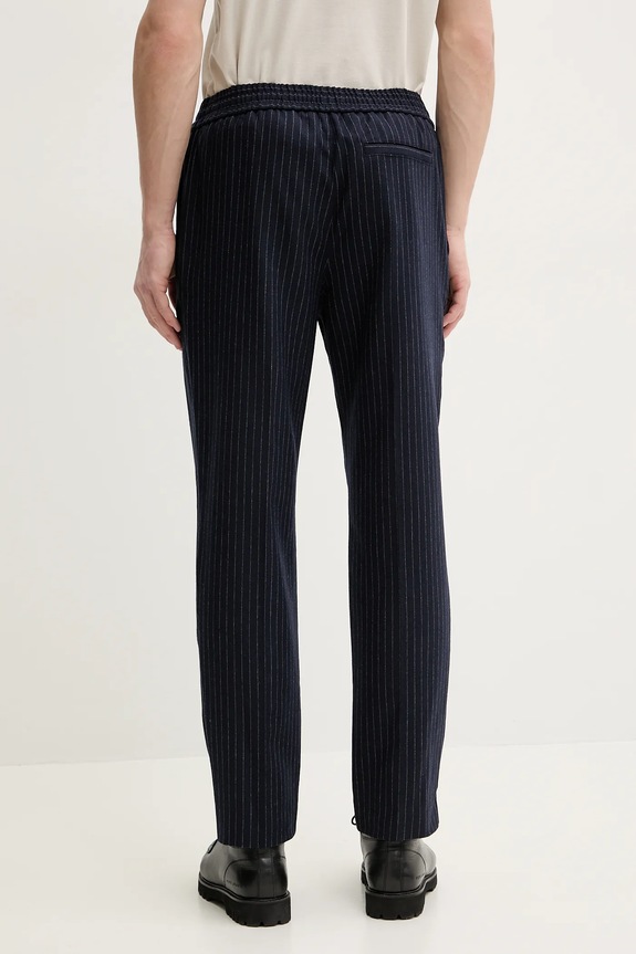 Ρούχα Μάλλινο παντελόνι A.P.C. pantalon pieter WOARO.H08394 σκούρο μπλε