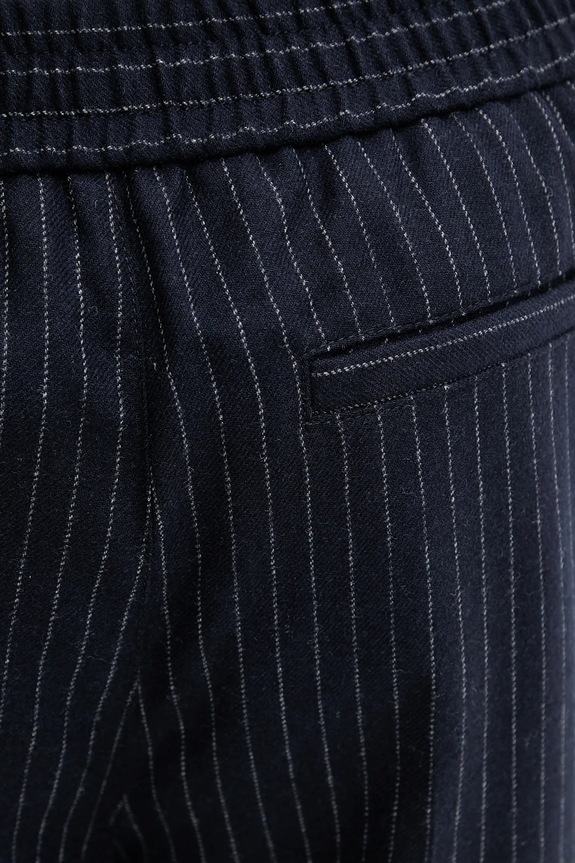 Μάλλινο παντελόνι A.P.C. pantalon pieter σκούρο μπλε WOARO.H08394