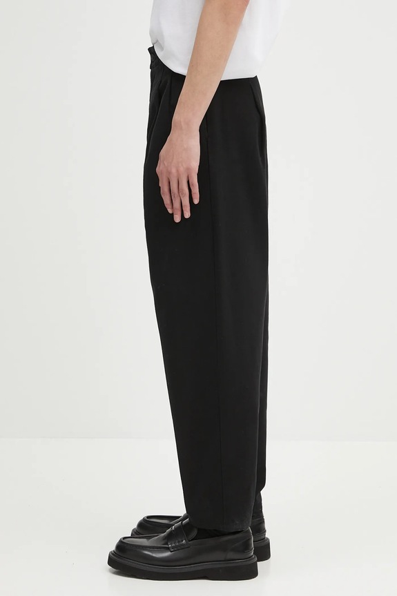 A.P.C. spodnie bawełniane pantalon willow COGBJ.F08486 czarny SS25