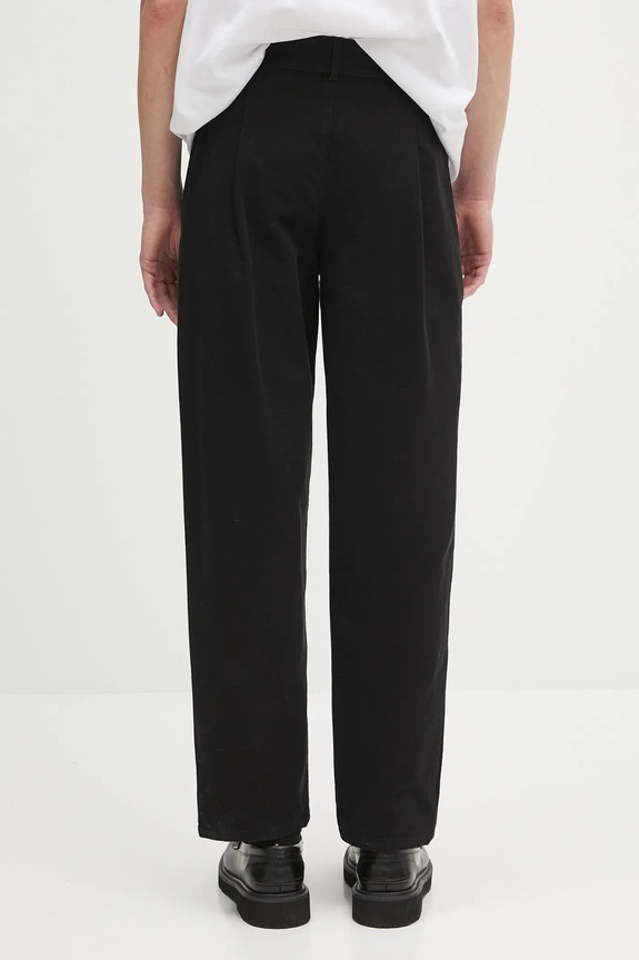 Odzież A.P.C. spodnie bawełniane pantalon willow COGBJ.F08486 czarny