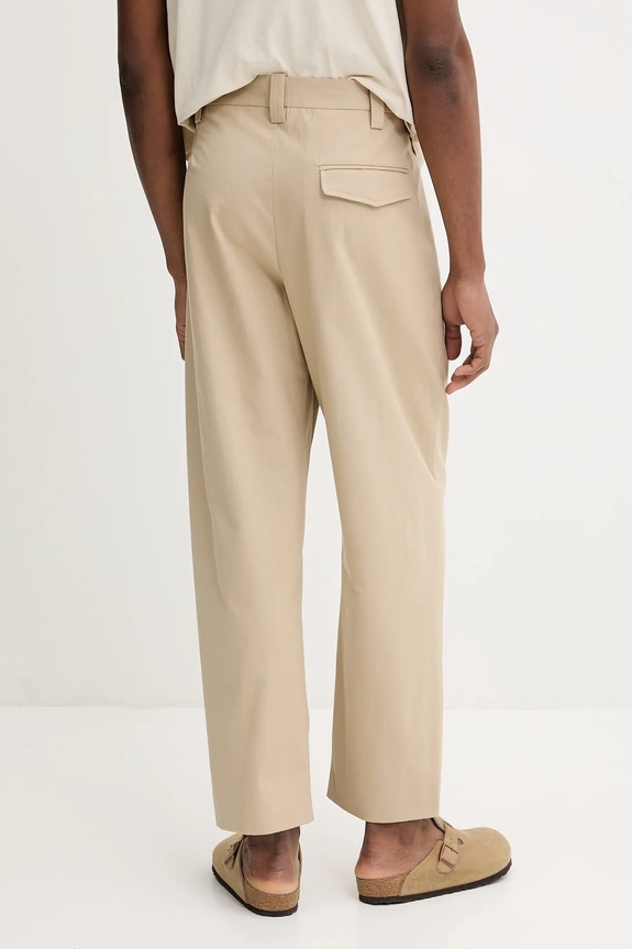 Ruházat A.P.C. pamut nadrág pantalon renato COHFU.H08428 bézs