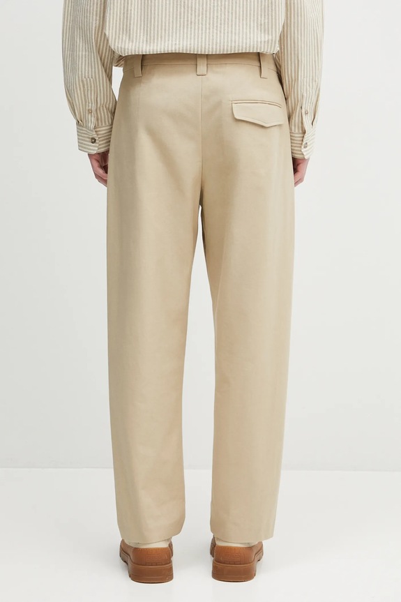 Oblečení Bavlněné kalhoty A.P.C. pantalon renato COHFU.H08428 béžová