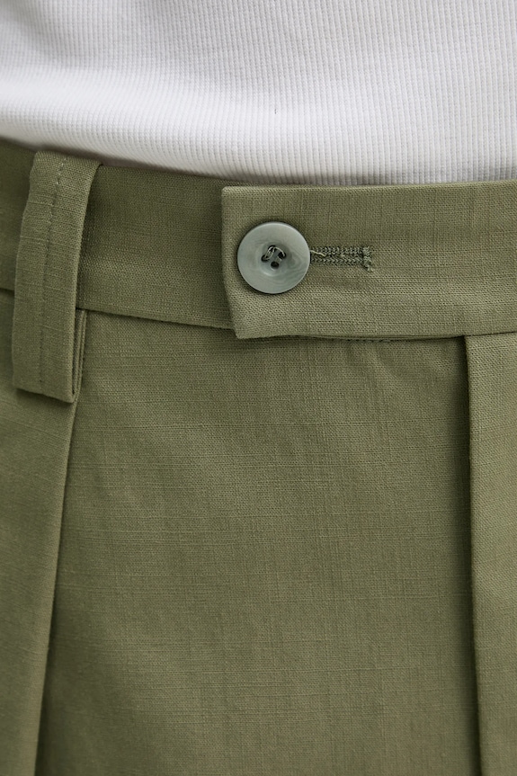 A.P.C. spodnie bawełniane pantalon renato zielony COHFU.H08428