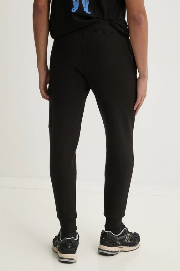 Abbigliamento C.P. Company pantaloni della tuta di cotone 18CMSP017A005086W nero