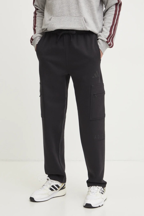 Спортивные штаны adidas ALL SZN Graphic хлопок чёрный JJ3662