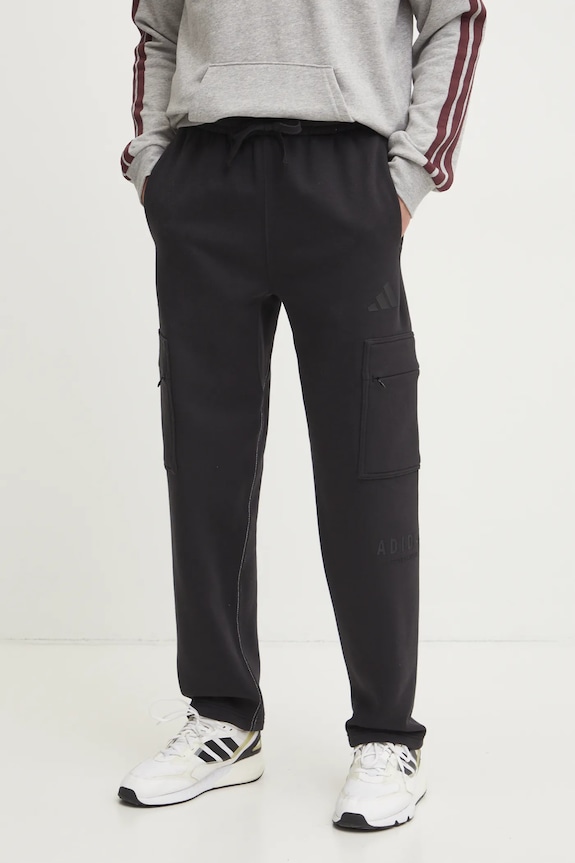 Спортивные штаны adidas ALL SZN Graphic хлопок чёрный JJ3662