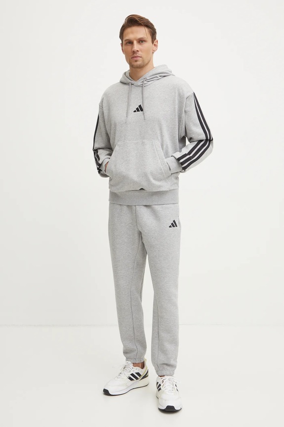 Tepláky adidas Future Icons JI8767 sivá AW25
