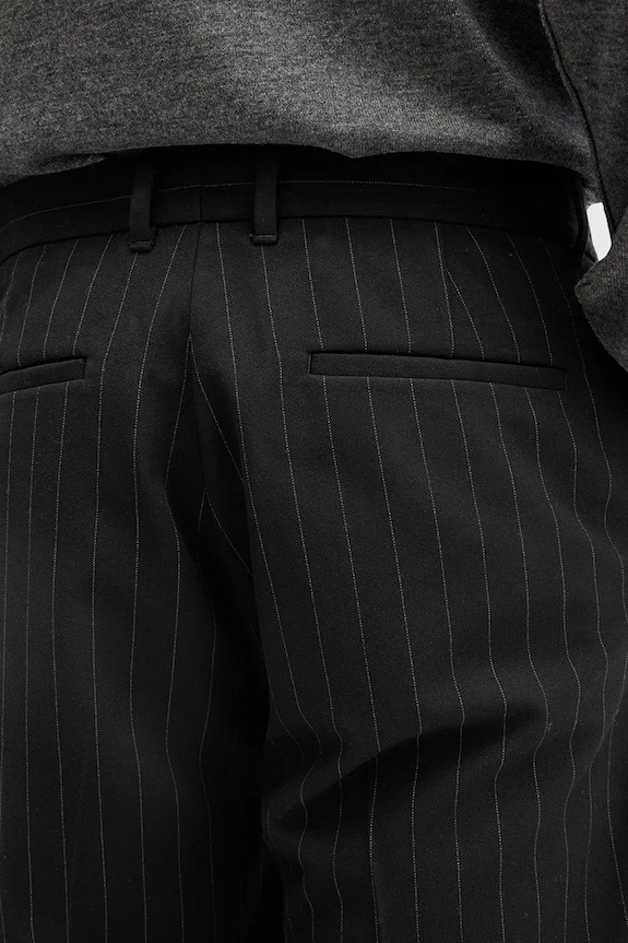 Nohavice AllSaints HEDDON čierna M042QB