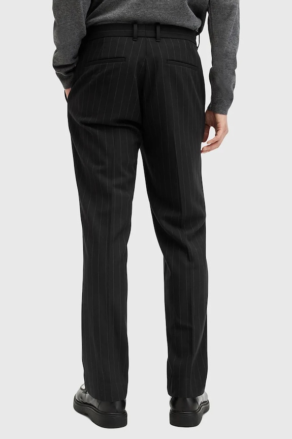 Nohavice AllSaints HEDDON M042QB čierna