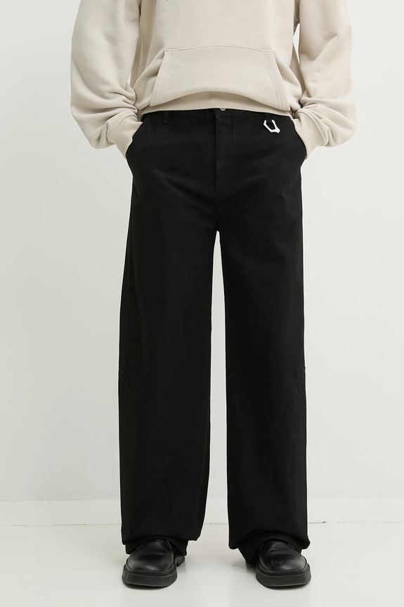 Τζιν παντελόνι Heliot Emil μαύρο SS25.M.10.189.BLK01