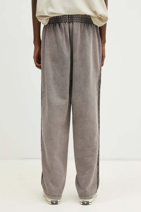 Clothing adidas Originals cotton joggers Premium Essentials Retro Washed Open Hem JD0217 gray