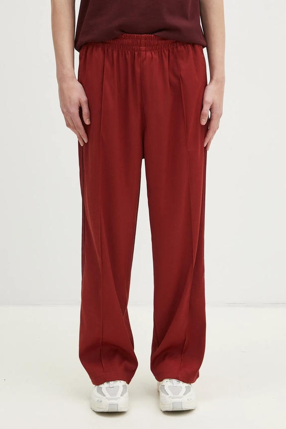 Спортивные штаны adidas Originals Premium Baggy Track Pant трикотаж бордо JM3583