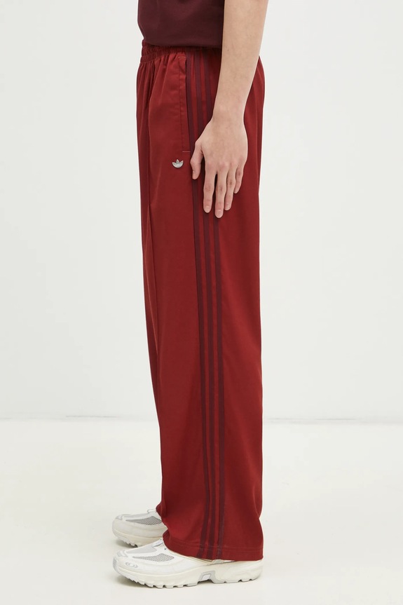 Спортивные штаны adidas Originals Premium Baggy Track Pant JM3583 бордо SS25