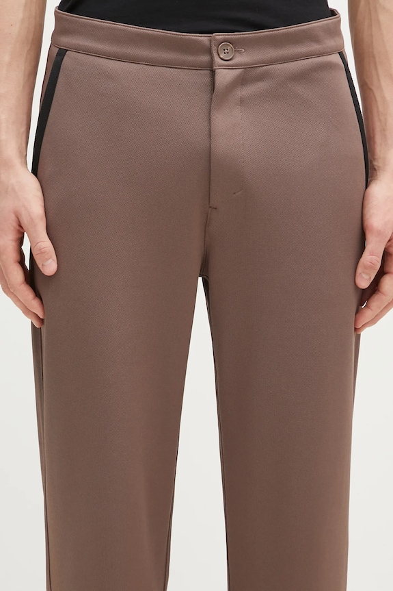 Nohavice adidas Originals Premium Track Pant hnedá JN4455