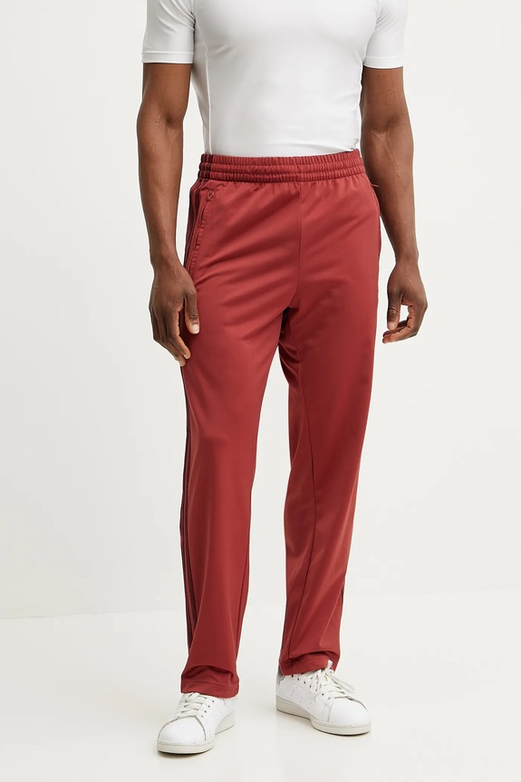 adidas Originals spodnie dresowe Firebird Track Pant dzianina czerwony JP2541