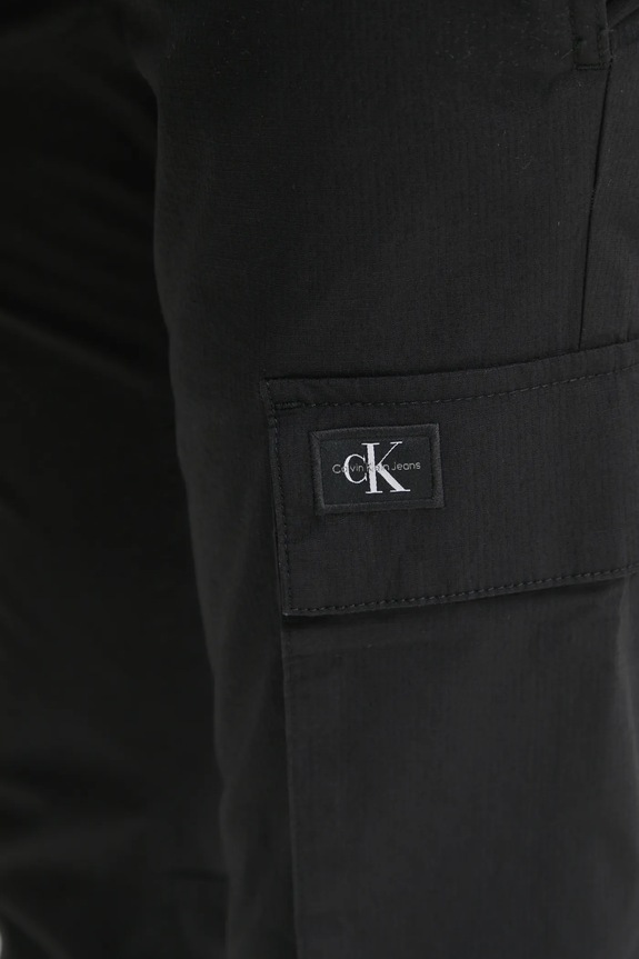 Nohavice Calvin Klein Jeans čierna J30J327614