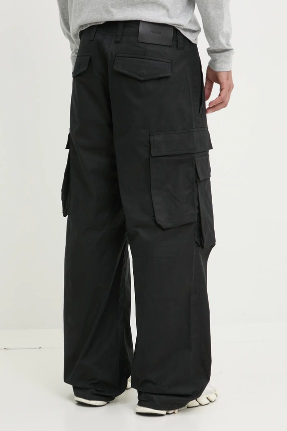 Abbigliamento PURPLE BRAND pantaloni in cotone WOVEN CARGO PANT P527.WCBB125 nero