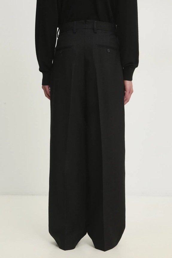 Abbigliamento VETEMENTS pantaloni in lana Evening Tailored UA66PA430B1 nero