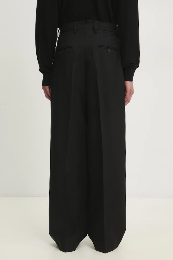 Abbigliamento VETEMENTS pantaloni in lana Evening Tailored UA66PA430B1 nero