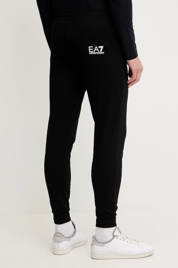 Îmbrăcăminte EA7 Emporio Armani pantaloni de trening din bumbac AF13512.7M000571 negru