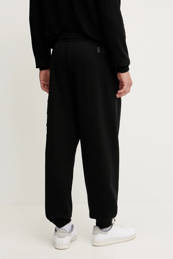 Abbigliamento EA7 Emporio Armani pantaloni tuta di cotone AF10432.7M000154 nero