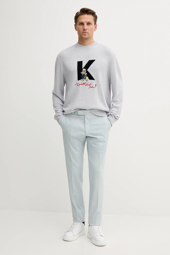 Karl Lagerfeld nadrág 552018.255002 kék SS25