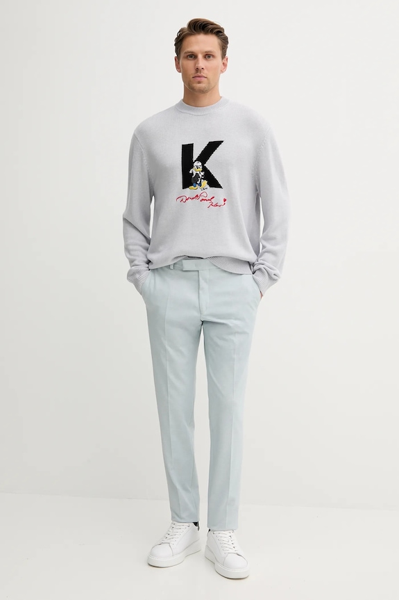 Karl Lagerfeld nadrág 552018.255002 kék SS25