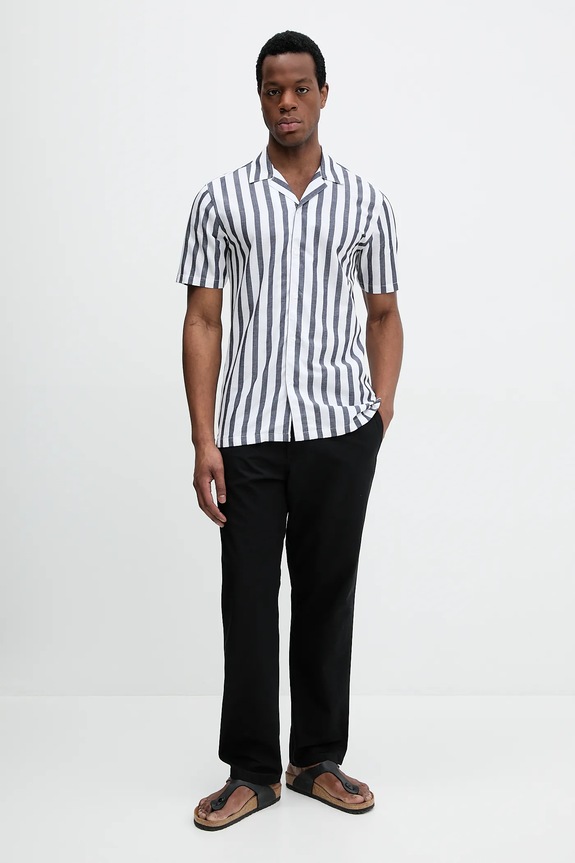 Хлопковые брюки United Colors of Benetton 4KVBUF05F чёрный SS25
