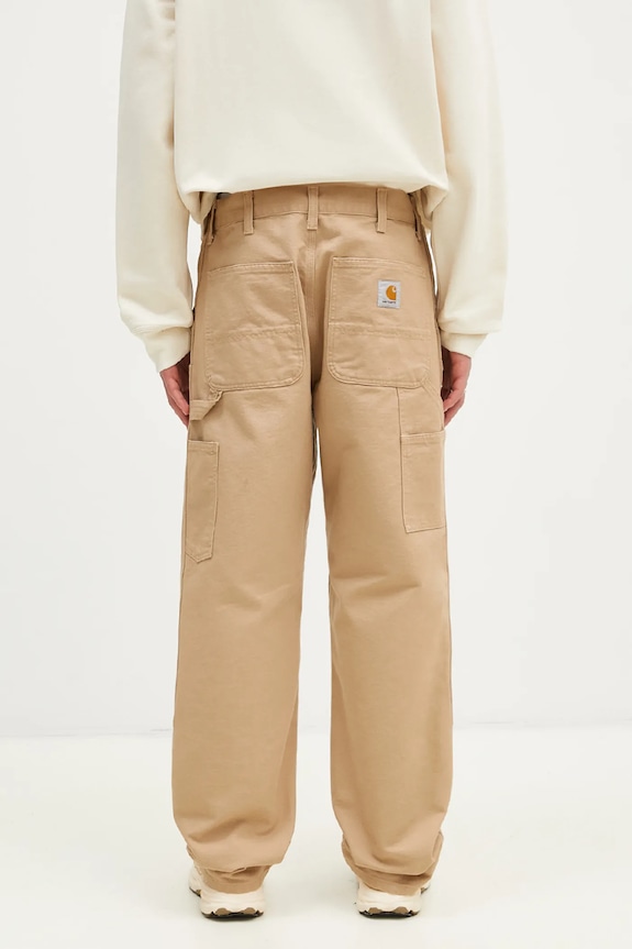 Abbigliamento Carhartt WIP pantaloni in cotone Double Knee Pant I031501.700 marrone