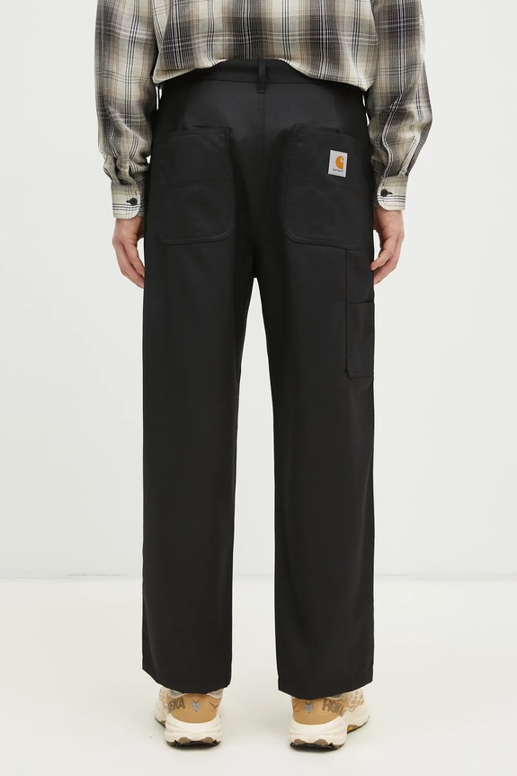 Odjeća Hlače s primjesom vune Carhartt WIP Seaton Pant I034438.89XX crna
