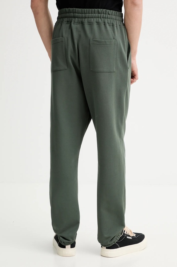 Одяг Бавовняні спортивні штани AllSaints UNDRGRND M031TB зелений