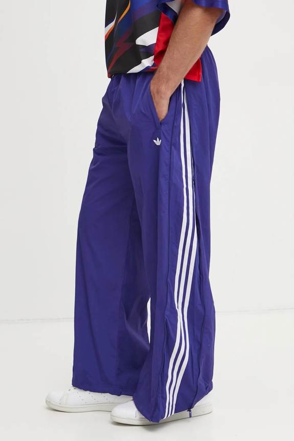 Παντελόνι φόρμας adidas Originals SST TRACKPANT μωβ JX1693