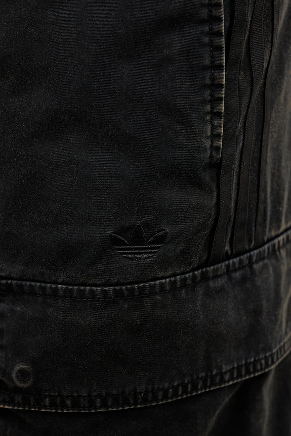adidas Originals pantaloni in cotone CARGO PANTS JY6293 nero