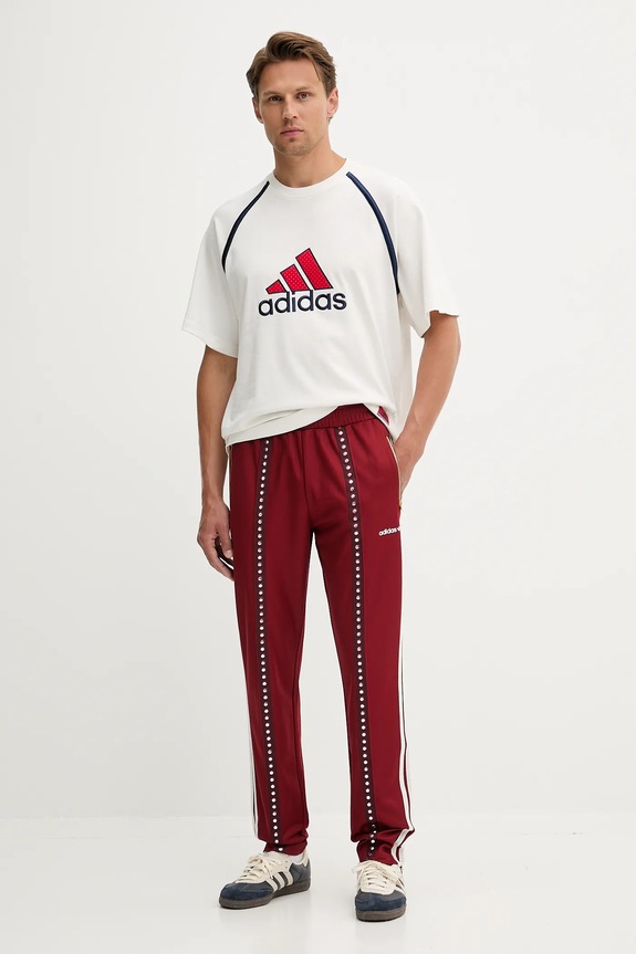 adidas Originals melegítőnadrág KA4391 burgundia SS25