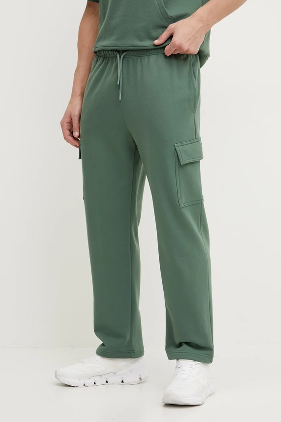 The North Face pantaloni della tuta di cotone maglia verde NF0A8C2YHCH1
