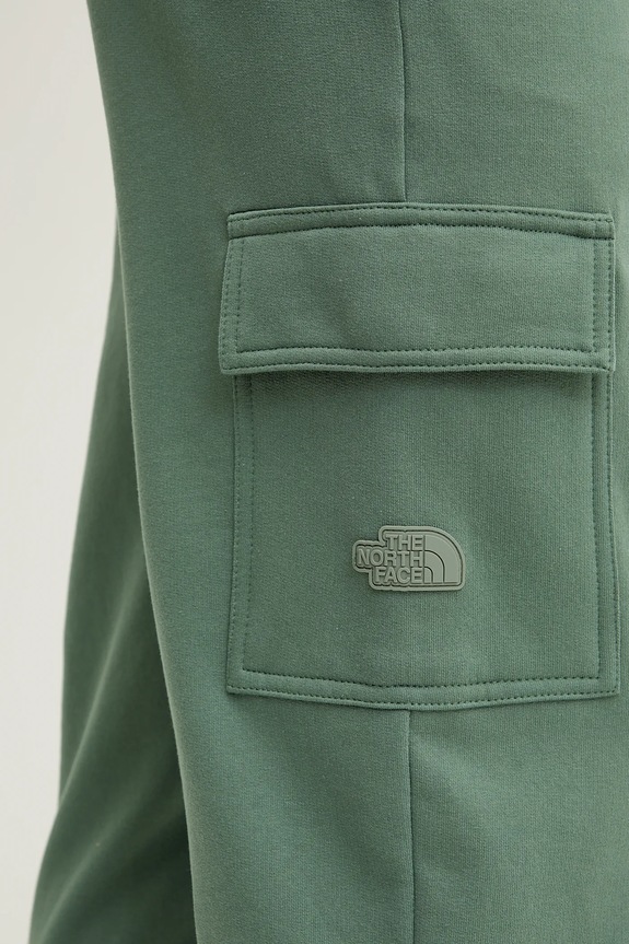 The North Face pantaloni della tuta di cotone verde NF0A8C2YHCH1