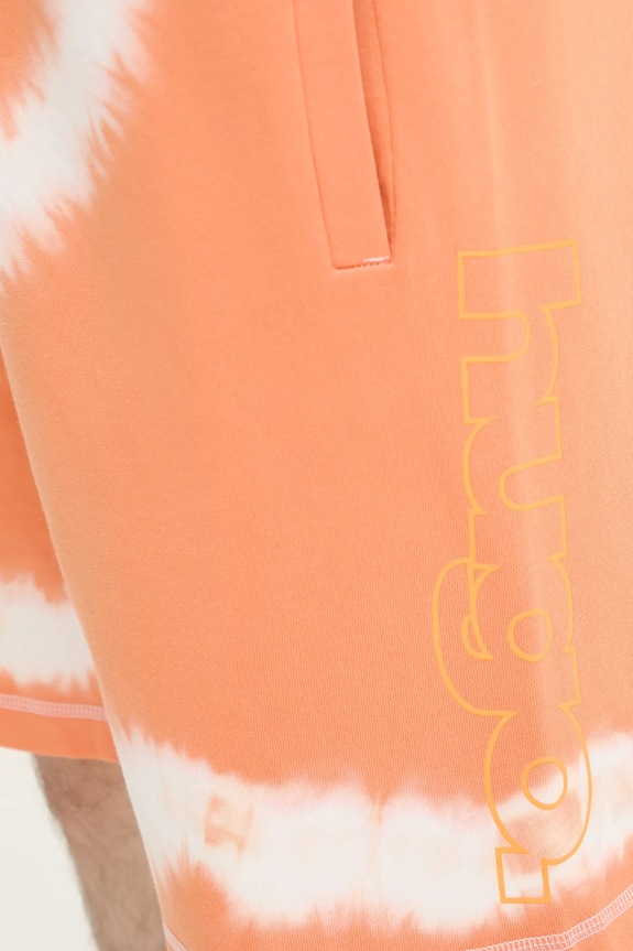 Hugo Blue pamut rövidnadrág narancssárga 50535212