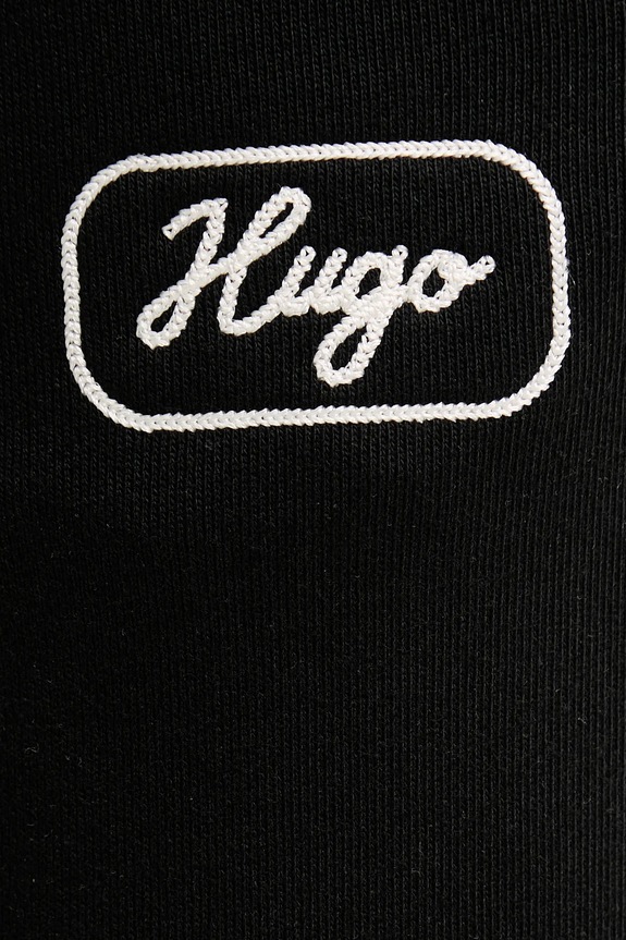 Βαμβακερό παντελόνι Hugo Blue μαύρο 50545938