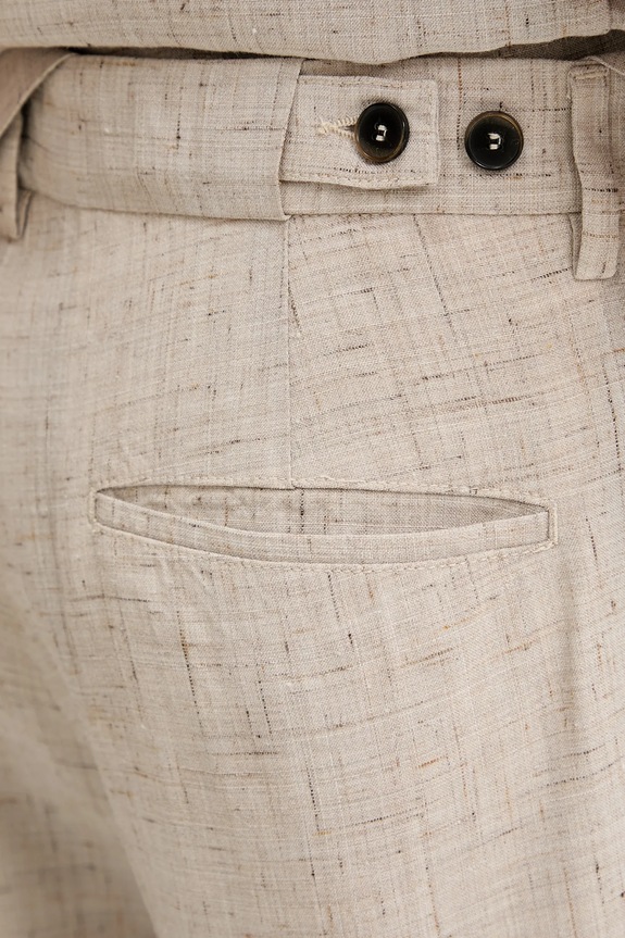 Παντελόνι BARENA VENEZIA Camicia Mola μπεζ PAU5118.4150