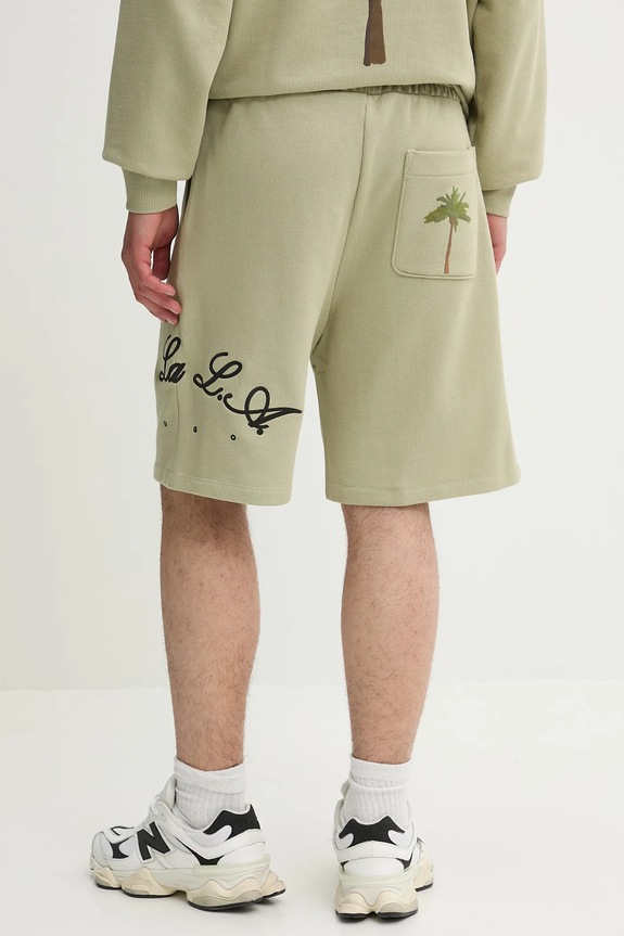 Ruházat HUGO pamut rövidnadrág 50539002 zöld