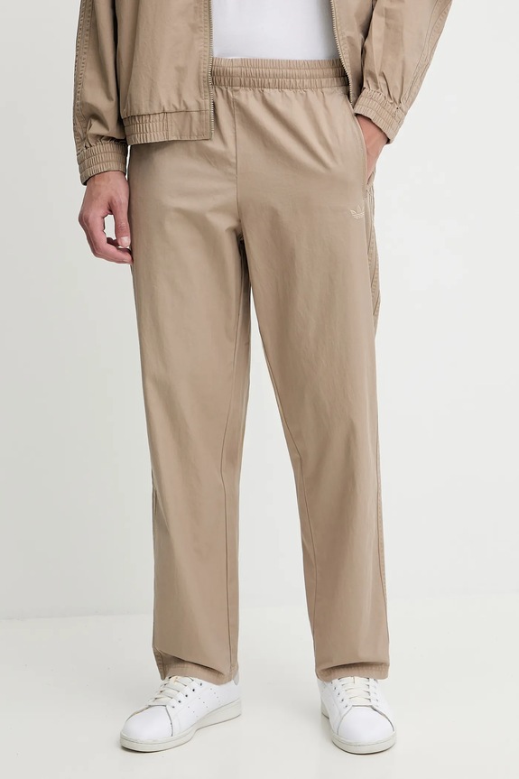 Bavlnené nohavice adidas Originals Firebird Pants jednoduchý zelená KC0689