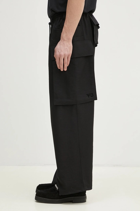 Брюки Y-3 Sport Uniform Cargo Pants JN4908 чёрный AW25