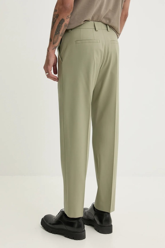 Ruházat HUGO gyapjú nadrág 50530126 zöld