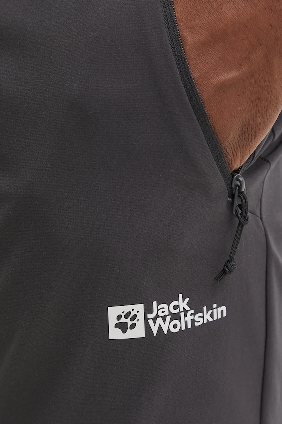 Jack Wolfskin spodnie trekkingowe męskie Pico Trail szary A63904