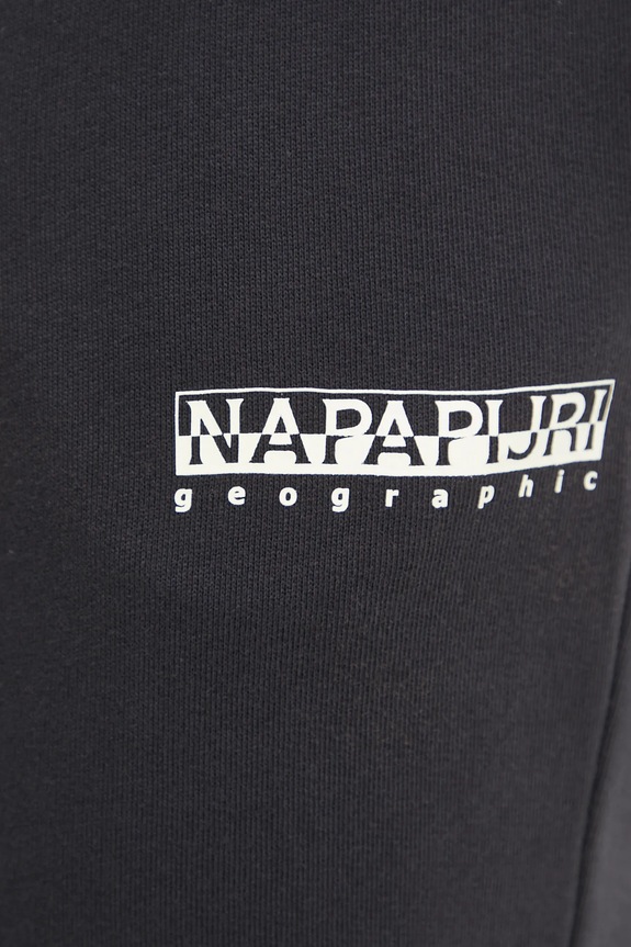 Napapijri pantaloni tuta di cotone M-Gori nero NP0A4IDS0411