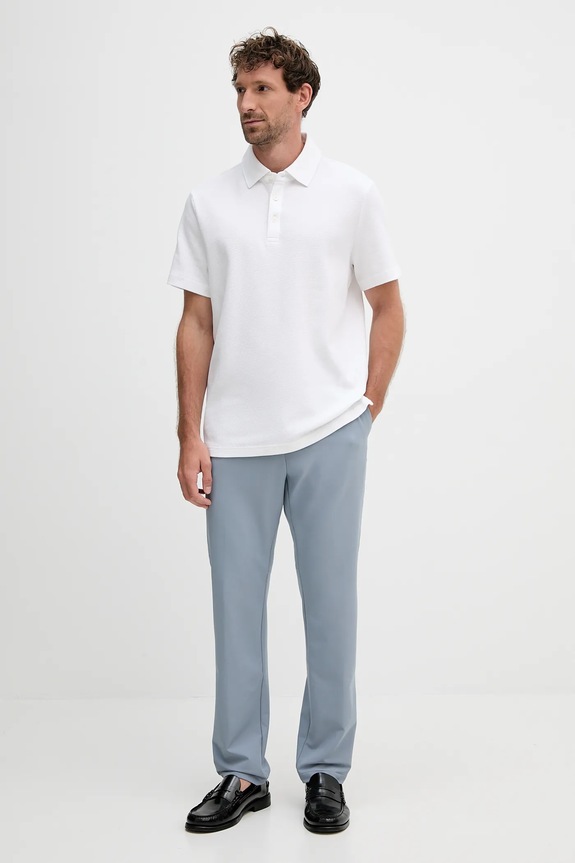 BOSS Green pantaloni T_Commuter-Slim 50534303 gri SS26