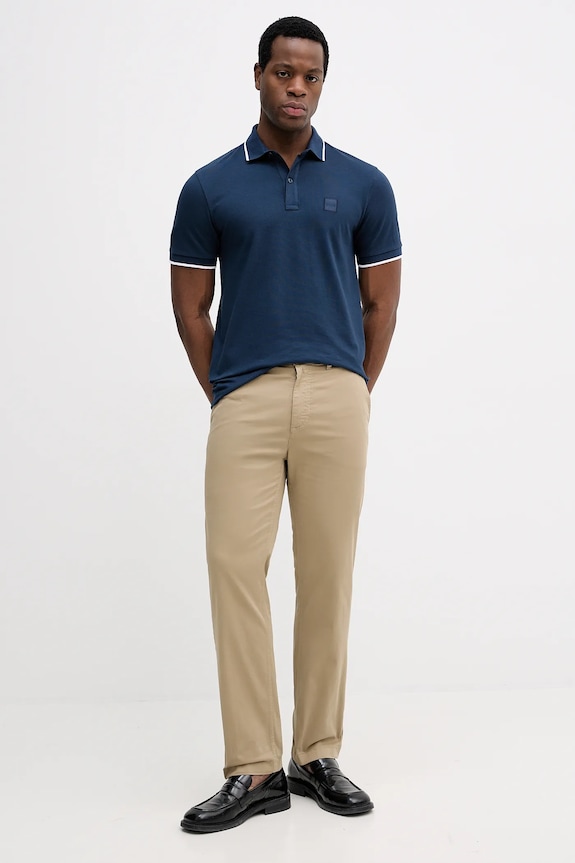 Nohavice BOSS Orange Chino-Regular-1 50534378 béžová SS26