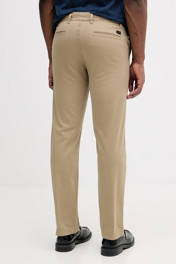 Oblečenie Nohavice BOSS Orange Chino-Regular-1 50534378 béžová