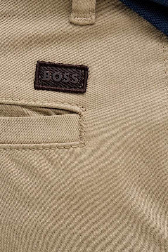 Nohavice BOSS Orange Chino-Regular-1 béžová 50534378