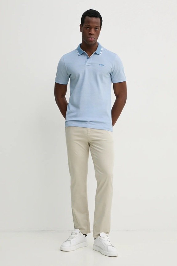 Nohavice BOSS Orange Chino-Regular-1 50534378 béžová SS26